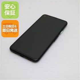 安心保証 超美品 SIMフリー Google Pixel 4a ブラック 白ロム