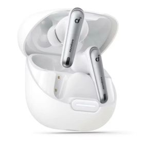 Anker アンカー Soundcore Liberty 4 NC ホワイト A3947N21 完全ワイヤレスイヤホン Bluetooth 5.3 ノイズキャンセリング LDAC ハイレゾ IPX4 マルチポイント ワイヤレス充電 最大50時間再生 国内正規品 4571411210198