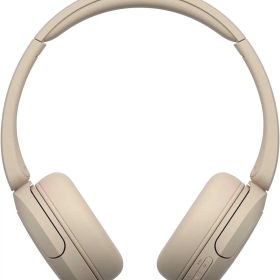 ソニー(SONY) ワイヤレスヘッドホン WH-CH520:Bluetooth対応/軽量設計 約147g/専用アプリ対応により好みの音質にカスタマイズできる「イコライザー」設定対応/ベージュ WH-CH520 C 小