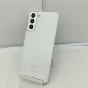 【中古】SAMSUNG au 【SIMロック解除済み】 Galaxy S21 5G ファントムホワイト 8GB 256GB SCG09【川崎】保証期間１ヶ月【ランクC】