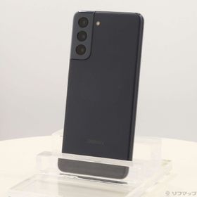 (中古)SAMSUNG Galaxy S21 5G 256GB ファントムグレー SCG09 auロック解除SIMフリー(305-ud)