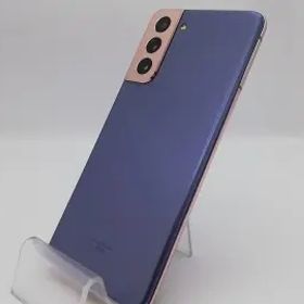 【中古】SAMSUNG au 【SIMロック解除済み】 Galaxy S21 5G ファントムバイオレット 8GB 256GB SCG09【新宿東口】保証期間１ヶ月【ランクB
