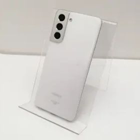 【中古】SAMSUNG au 【SIMロック解除済み】 Galaxy S21 5G ファントムホワイト 8GB 256GB SCG09【仙台イービーンズ】保証期間１ヶ月【ラ