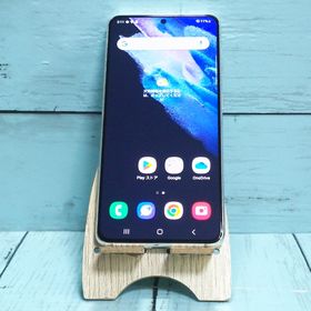 【美品・送料無料】au Galaxy S21 5G SCG09 ファントムホワイト 本体 白ロム SIMロック解除済み SIMフリー 483036