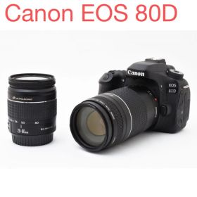 デジタル一眼レフカメラ Canon EOS 80D標準&望遠ダブルレンズセット