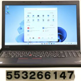 lenovo ThinkPad L590 Core i3 8145U 2.1GHz/8GB/256GB(SSD)/15.6W/FWXGA(1366x768)/Win11【中古】【20260729】
