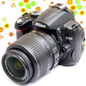 ニコン Nikon D5000☆レンズキット☆撮影必須装備セット♪☆スマホ転送