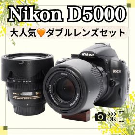 低ショット数❤Nikon D5000✨ダブルレンズ✨一眼レフ✨ニコン✨簡単操作
