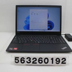Lenovo ThinkPad E595 Ryzen 5 3500U 2.1GHz/8GB/256GB(SSD)/15.6W/FHD(1920x1080)/Win11【中古】【20260731】