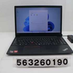 Lenovo ThinkPad E595 Ryzen 5 3500U 2.1GHz/8GB/256GB(SSD)/15.6W/FHD(1920x1080)/Win11 外装割れあり【中古】【20260731】