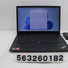 Lenovo ThinkPad E595 Ryzen 5 3500U 2.1GHz/8GB/256GB(SSD)/15.6W/FHD(1920x1080)/Win11【中古】【20260731】