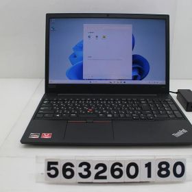 Lenovo ThinkPad E595 Ryzen 5 3500U 2.1GHz/8GB/256GB(SSD)/15.6W/FHD(1920x1080)/Win11【中古】【20260731】