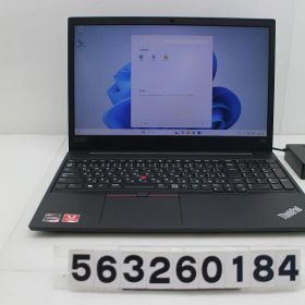 Lenovo ThinkPad E595 Ryzen 5 3500U 2.1GHz/8GB/256GB(SSD)/15.6W/FHD(1920x1080)/Win11【中古】【20260731】