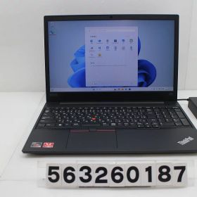 Lenovo ThinkPad E595 Ryzen 5 3500U 2.1GHz/8GB/256GB(SSD)/15.6W/FHD(1920x1080)/Win11【中古】【20260731】