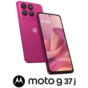 Motorola（モトローラ） PBCK0003JP moto g37j （4GB/128GB）− フューシャレッド（SIMフリー版）[PBCK0003JP] 返品種別B