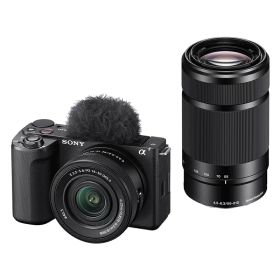 【安心の上場企業】 SONY ソニー デジタル一眼カメラ VLOGCAM ZV-E10 II ダブルズームレンズキット ZV-E10M2X B ブラック ミラーレス一眼カメラ JAN:4548736160866 【代引き支払い不可】【北海道沖縄離島配送不可】-FC-