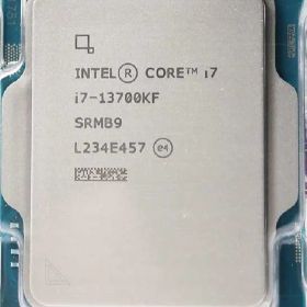 Intel Core i7-13700KF 16C 24T 3.4GHz to 5.4GHz Socket 1700 Raptor Lake-S 10NM 30MB 125W Sep 2022