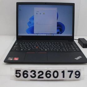 Lenovo ThinkPad E595 Ryzen 5 3500U 2.1GHz/8GB/256GB(SSD)/15.6W/FHD(1920x1080)/Win11 【563260179】