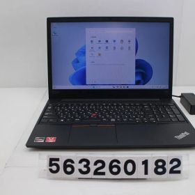 Lenovo ThinkPad E595 Ryzen 5 3500U 2.1GHz/8GB/256GB(SSD)/15.6W/FHD(1920x1080)/Win11 【563260182】