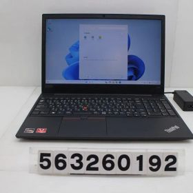 Lenovo ThinkPad E595 Ryzen 5 3500U 2.1GHz/8GB/256GB(SSD)/15.6W/FHD(1920x1080)/Win11 【563260192】