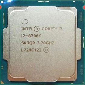 Intel Core i7-8700K SR3QR 6C 12T 3.7GHz to 4.7GHz Socket 1151 Coffee Lake 14NM 12MB 95W Oct 2017