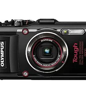 【中古】【良い】OLYMPUS デジタルカメラ STYLUS TG-4 Tough ブラック 1600万画素CMOS F2.0 15m 防水 100kgf耐荷重 GPS+電子コンパス&内蔵Wi-Fi TG-4 BLK