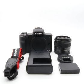 Canon EOS Kiss M 標準ズームキット ブラック 〔キャノン EF-M マウント〕