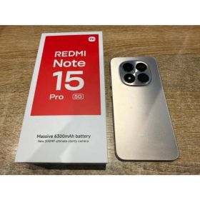 【中古美品】Redmi Note 15Pro 5G 256GB チタングレー 正規SIMフリー 25080RABDR A391