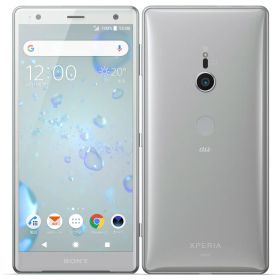 【中古】Cランク【傷や汚れあり】 SIMロック解除済み 元au SOV37 SONY Xperia XZ2 リキッドシルバー 判定○ 赤ロム永久保証 送料無料