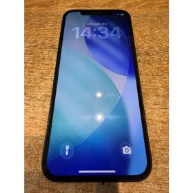 【中古正常品】iPhone12 64GB ブラック SIMフリー MGHN3J/A A450
