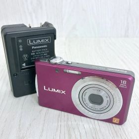 現状品 Panasonic コンパクトデジタルカメラ LUMIX DMC-FH5 バイオレット