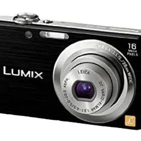 【中古】パナソニック デジタルカメラ LUMIX FH5 ブラック DMC-FH5-K