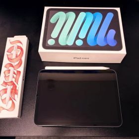 iPad mini 第7世代+Apple Pencil pro 最大容量100%