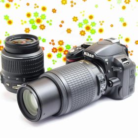 ニコン Nikon D3100 ダブルレンズ☆スマホ転送☆撮影できる必須セット
