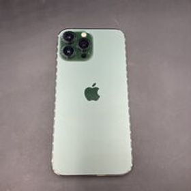 中古 【docomo版SIMフリー】Apple iPhone13 Pro Max 6.7インチ 128GB アルパイングリーン MNCU3J/A 5370000309【6/11値下げ!】 状態： C:並品