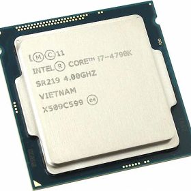 Intel Core i7-4790K SR219 4C 8T 4GHz to 4.4GHz Socket 1150 Haswell 22NM 8MB 88W May 2014