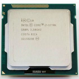 Intel Core i7-3770K SR0PL 4C 8T 3.5GHz to 3.9GHz Socket 1155 Ivy Bridge 22NM 8MB 77W Apr 2012