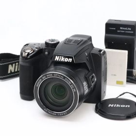 B+ (並品) Nikon ニコン COOLPIX P500 ブラック 初期不良返品対応 66-208
