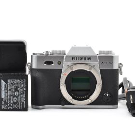 富士フイルム FUJIFILM X-T10 ボディ シルバー ミラーレス一眼カメラ OB4615 #190
