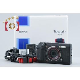 【中古】OLYMPUS オリンパス TOUGH TG-6 ブラック コンパクトデジタルカメラ シャッター回数僅少 元箱付き