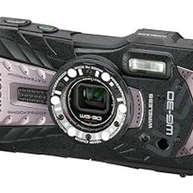 【中古】【39shop】RICOH★防水デジタルカメラ RICOH WG-30W カーボングレー 防水12m耐ショック1.5m耐寒-10度 RICOH WG-30W GL 04621（非常に良い）