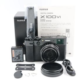 ■シャッター数2400枚！新品同様■ FUJIFILM X100Ⅵ-B ブラック X100VI デジタルカメラ 富士フィルム