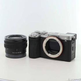 〔中古〕SONY(ソニー) α7C II ズームレンズキット シルバー ILCE-7CM2L S〔349-ud〕