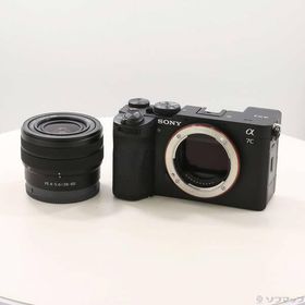 〔中古〕SONY(ソニー) α7C II ズームレンズキット ブラック ILCE-7CM2L〔258-ud〕