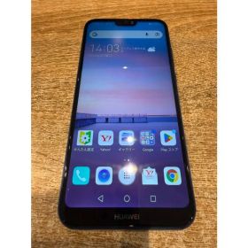 【中古美品】HUAWEI P20 lite 32GB ブルー SIMフリー ANE-LX2J A357