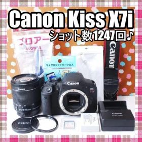 ✨美品✨ショット数1247回✨Canon kiss X7i レンズセット