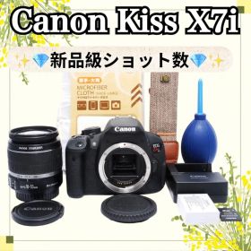 ⭐️新品級ショット数⭐️Canon Kiss X7i 一眼レフ 初心者 簡単操作
