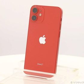 〔中古〕Apple(アップル) iPhone12 mini 64GB プロダクトレッド MGAE3J／A SIMフリー〔276-ud〕