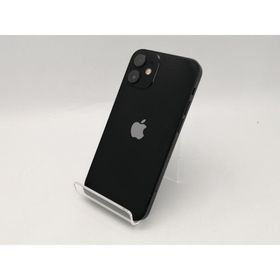 【中古】Apple 国内版 【SIMフリー】 iPhone 12 mini 64GB ブラック MGA03J/A【広島本通】保証期間１ヶ月【ランクC】