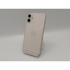 【中古】Apple SoftBank 【SIMロック解除済み】 iPhone 12 mini 64GB ホワイト MGA63J/A【大須アメ横】保証期間１ヶ月【ランクC】